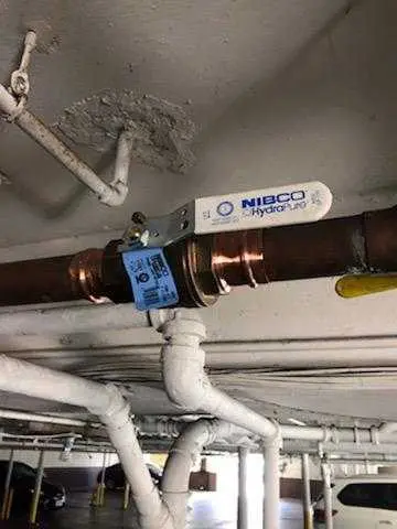 Copper pipe repair and valve work for Gas Leak Detection in Apartment Row